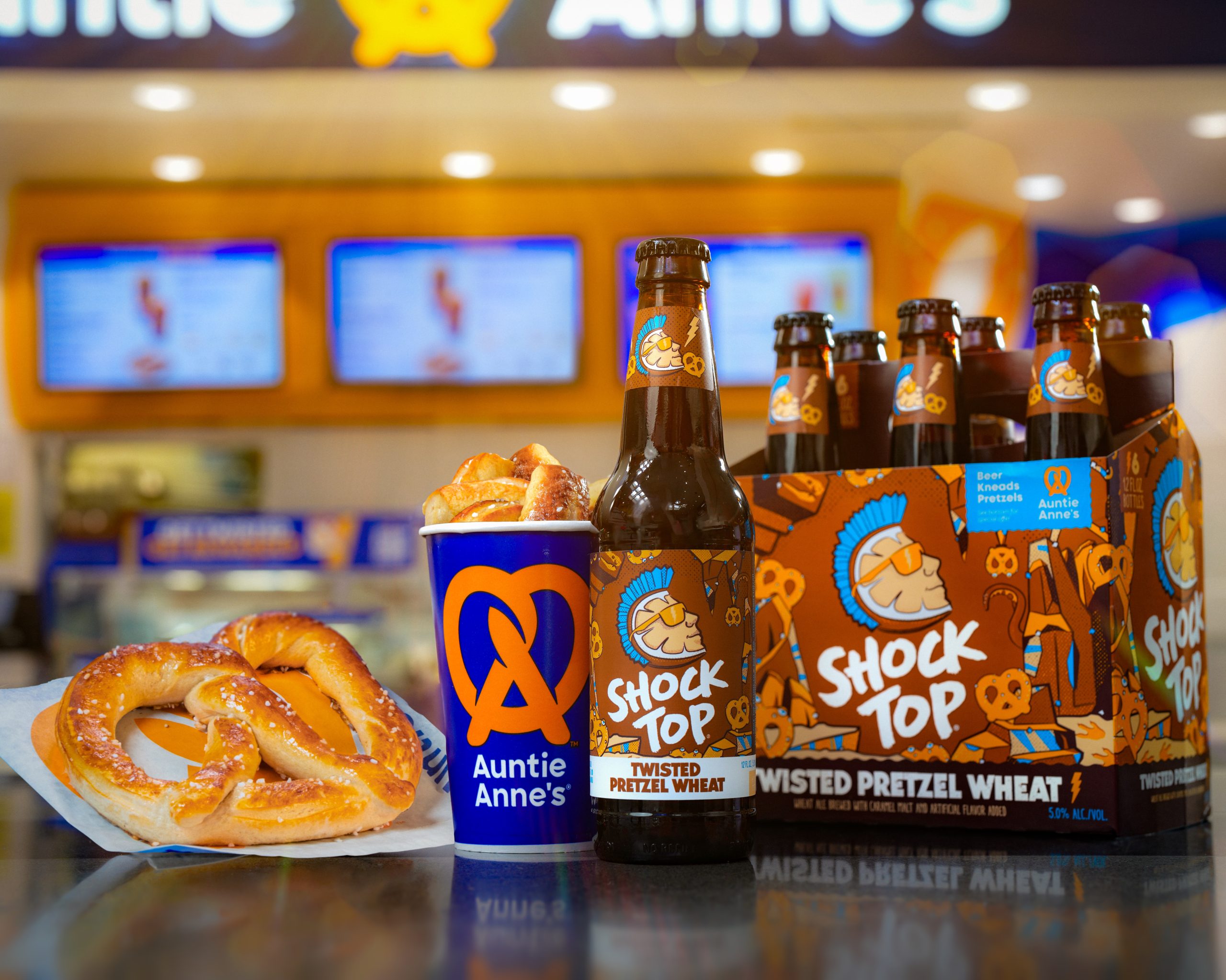 Beer Kneads Pretzels: Shock Top & Auntie Anne’s – The Ultimate Flavor Collab